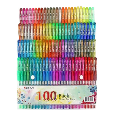 Aen Art 100 Color Glitter Gel Pens