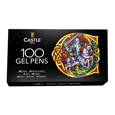 Castle Art Supplies 100 Gel Pet Set