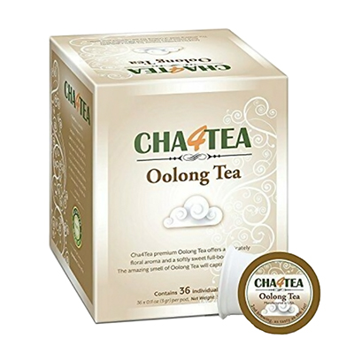 Cha4TEA Oolong Tea Pods for K-Cup Machines