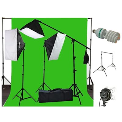 ePhoto Muslin Chromakey Background Kit